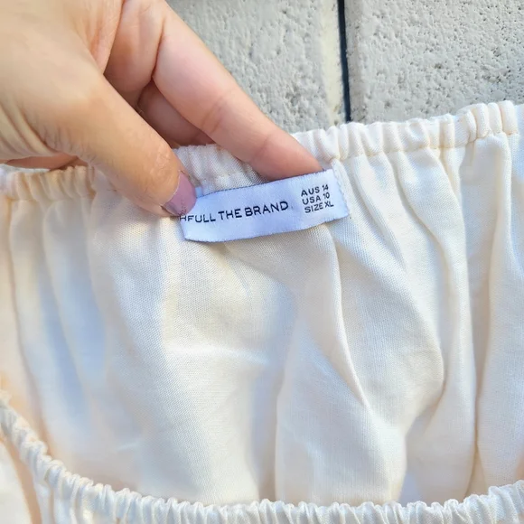 Faithfull the Brand | Zumi Cutout Mini Dress in Plain Shell Size 10 - Picture 4 of 12